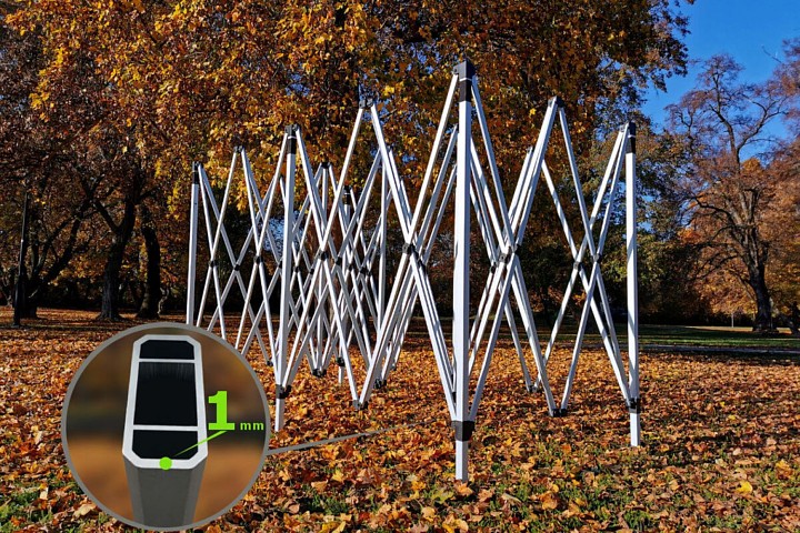 šator za zabave 8 x 12 m